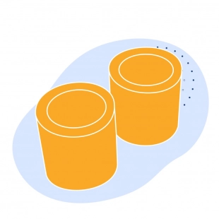 Капролоновая втулка 175х1400 мм серая ПА 6-МГ