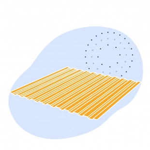 Профнастил для кровли Н20-0.7-1100 12 м RAL 5005