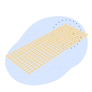 Сетка стальная кладочная 50x50x3 мм 2х0.38 Вр1 ГОСТ 23279-2012