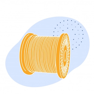 Стальной талевый канат 32 мм 6х31 (1+6/6+12)+7х7 (1+6) ГОСТ 16853-88