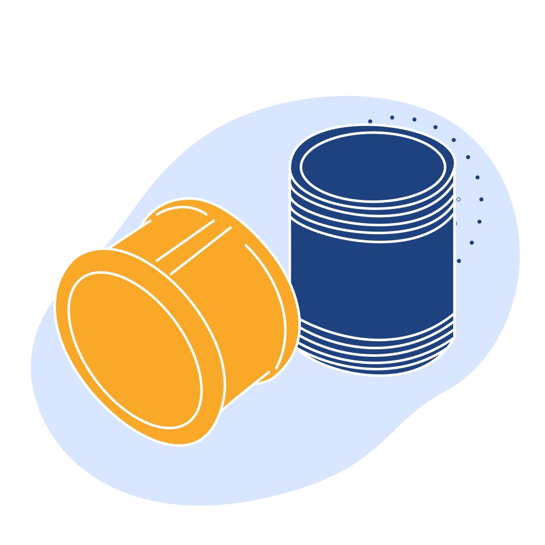 Чугунная муфта прямая короткая Ду 65 мм (2 дюйм) ГОСТ 8954-75