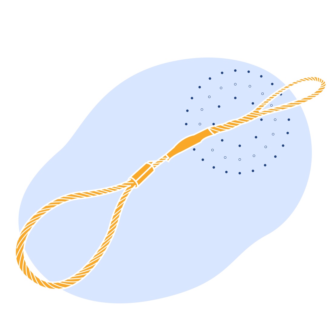 Строп грузовой канатный 4СК 4 т 3 м