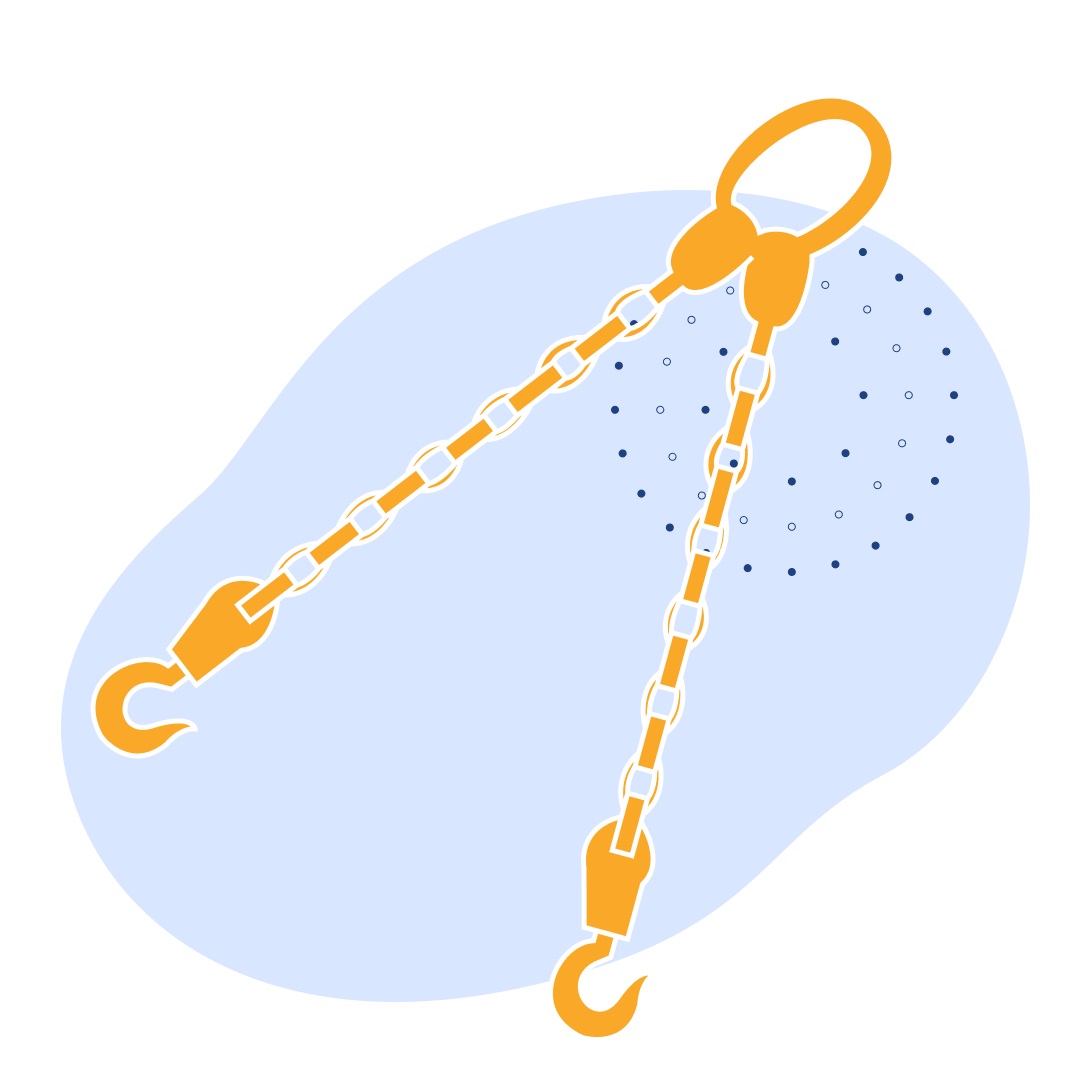 Строп цепной 2сц 3 м 2.8 т