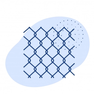 Стальная сетка рабица квадратная с полимерным покрытием 12x1.4 мм ст3 ГОСТ 5336-80