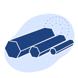 Стальной шестигранник горячекатаный 47.5 мм 45 ГОСТ 2879-2006