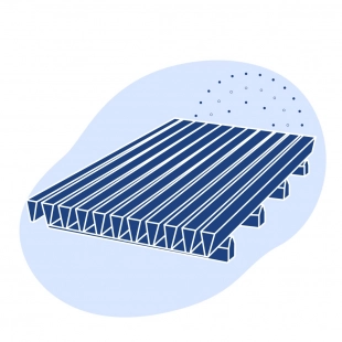 Сварное щелевое сито AISI 316