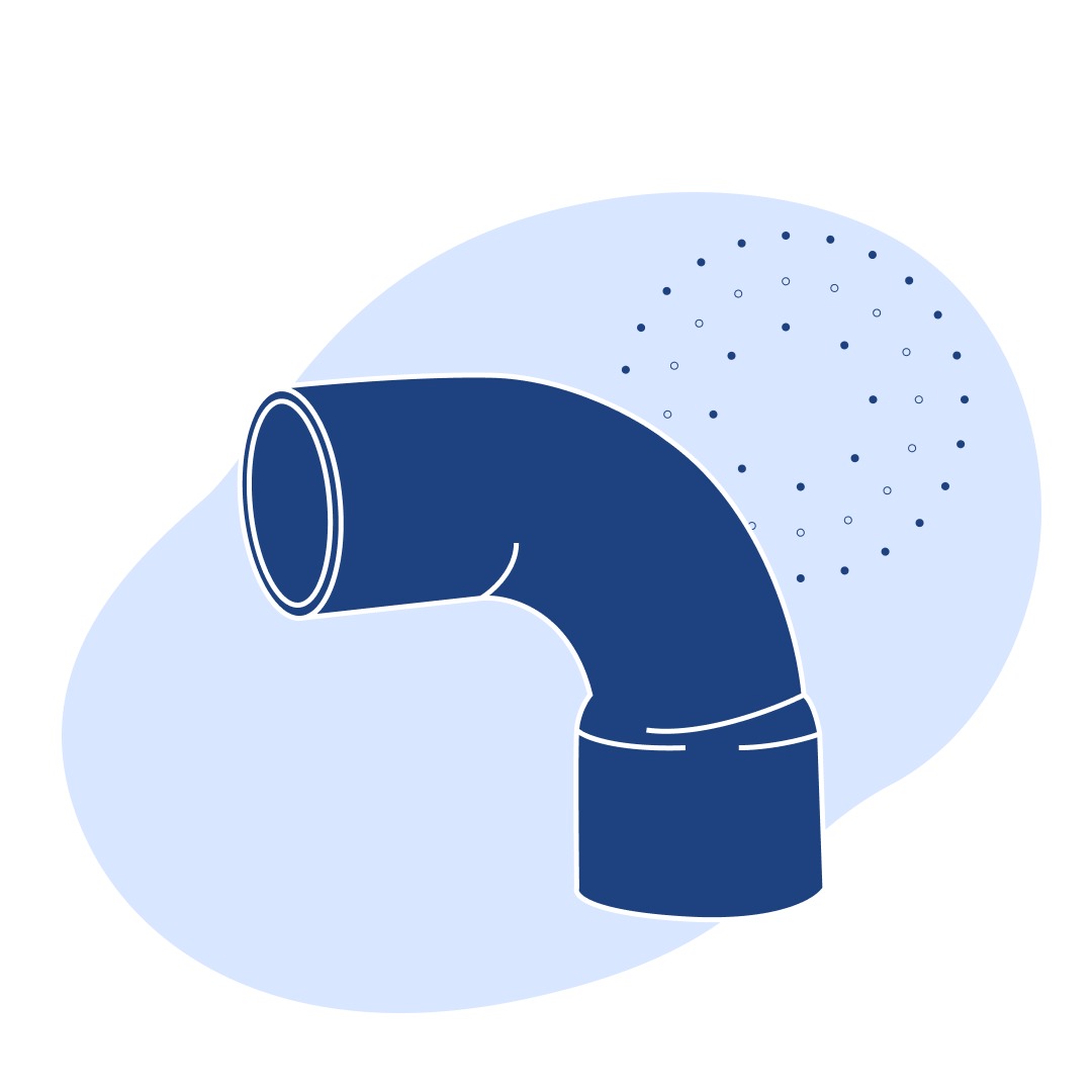 Чугунный угольник переходный оцинкованный 90° Ду 20 мм ГОСТ 8947-75