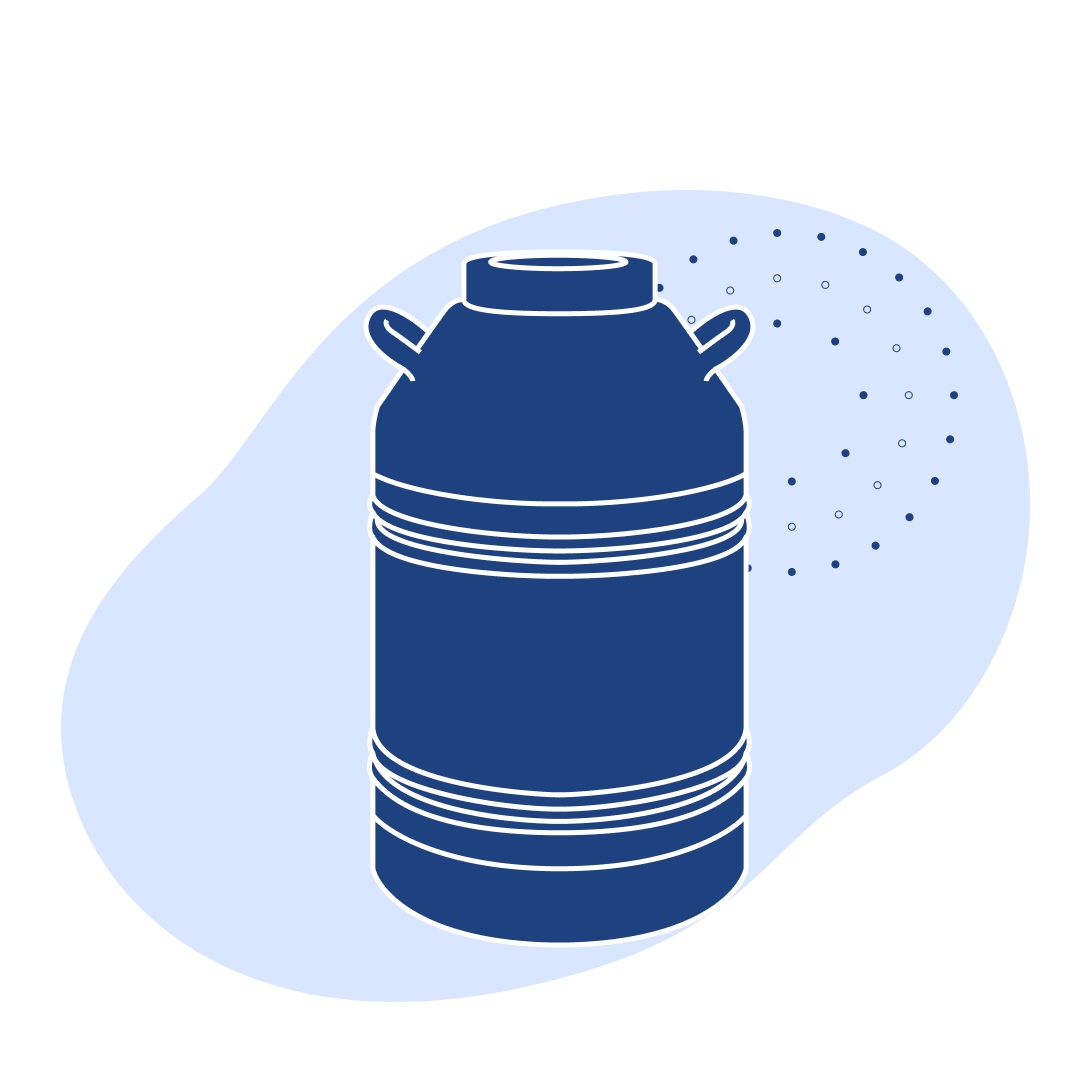 Сосуд Дьюара промышленный СДП-25К (кислород) 25 л