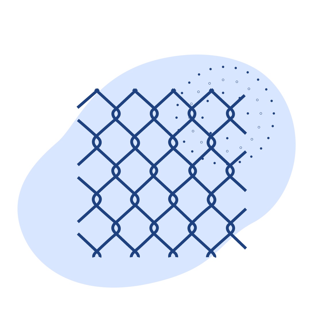 Стальная сетка рабица квадратная 25x1.6 мм ст3 ГОСТ 5336-80
