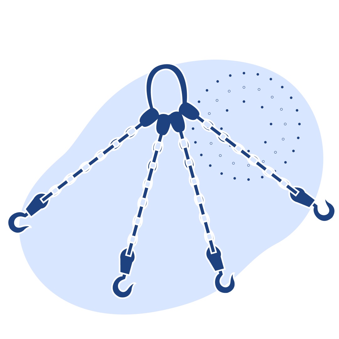 Строп четырехветвевой цепной 4СЦ 2 м 4.25 т