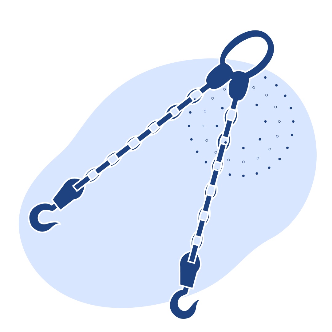 Строп цепной 2сц 3 м 2.8 т